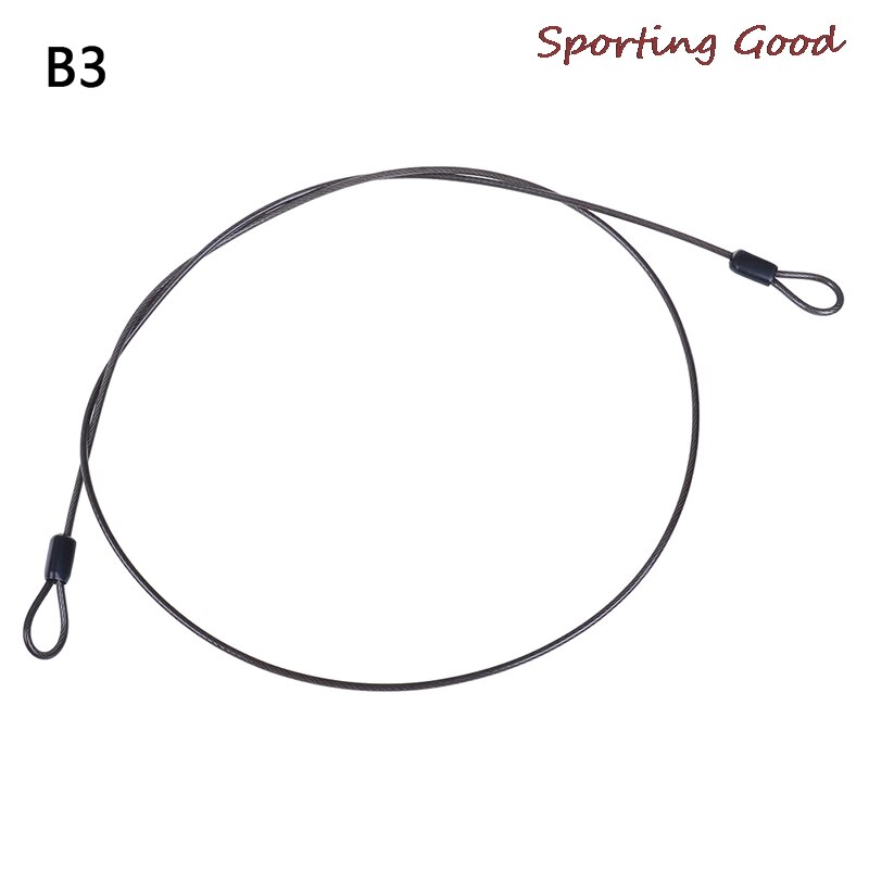 Safety Cable Steel Wire Rope 50cm For Outdoor Sports Bike Lock Guard Security Luggage: B3