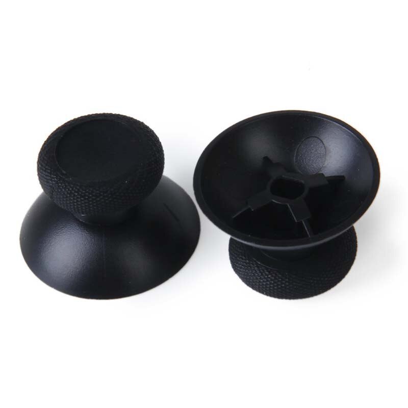 3 Pair Replacement Thumb Stick Joystick for One Controller Black [video game]: Default Title