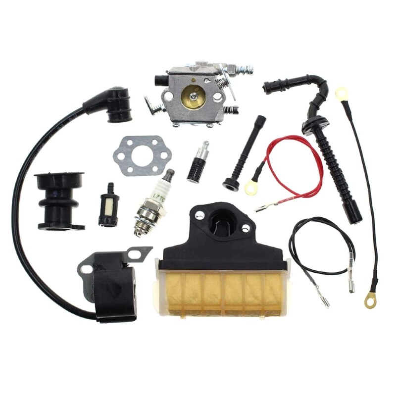 Förgasare för stihl 021 023 025 ms210 ms230 ms250 motorsåg kolhydrater med 1123 160 1650 luftfilter tändspole bränsleledning justera k
