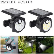3 modi Solar- LED Licht draussen Solar- Lampe Wasserdicht Garten Steigen Rasen Licht Energie-sparen Solar- Lampen Für Garten hof Rasen