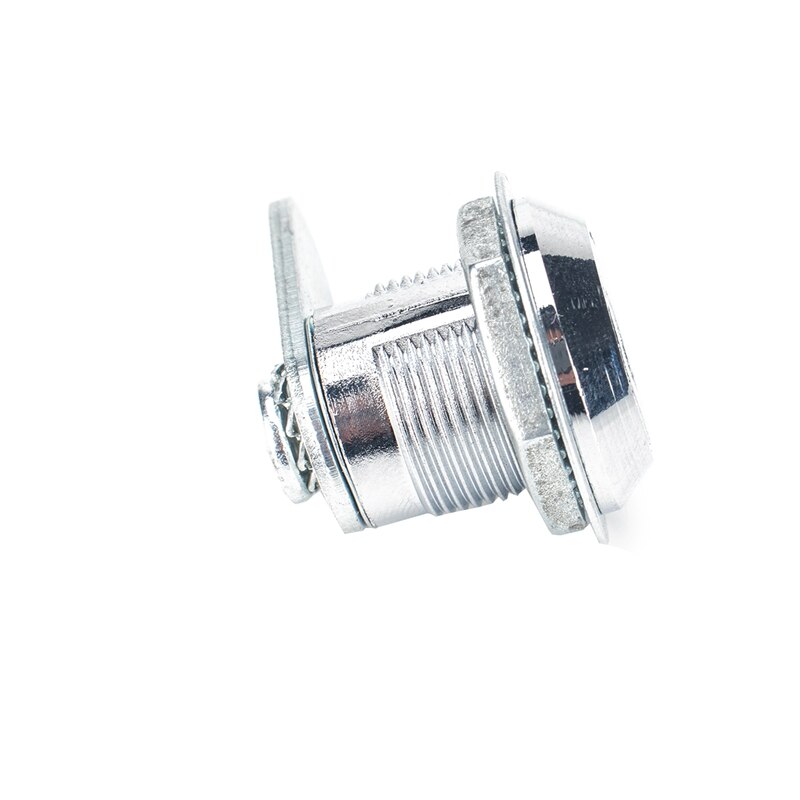 4 Stuks 15Mm Rv Deurslot En Lade Buis Cam Lock Met 8 Sleutel Cilinders En Gegalvaniseerd Oppervlak, chrome