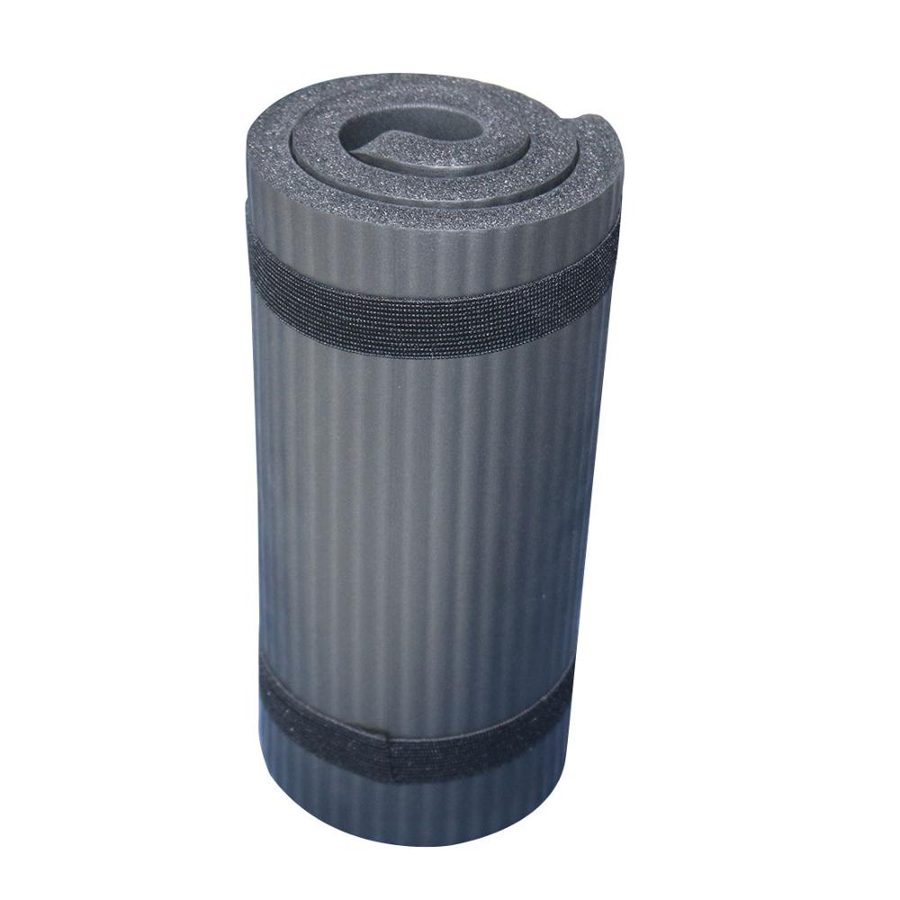 60 x 25 x 1.5cm tjocka halkfria yogamattor sportdyna gym mjuka pilatesmattor hopfällbara dynor för träningsövningar för kroppsbyggande: Svart
