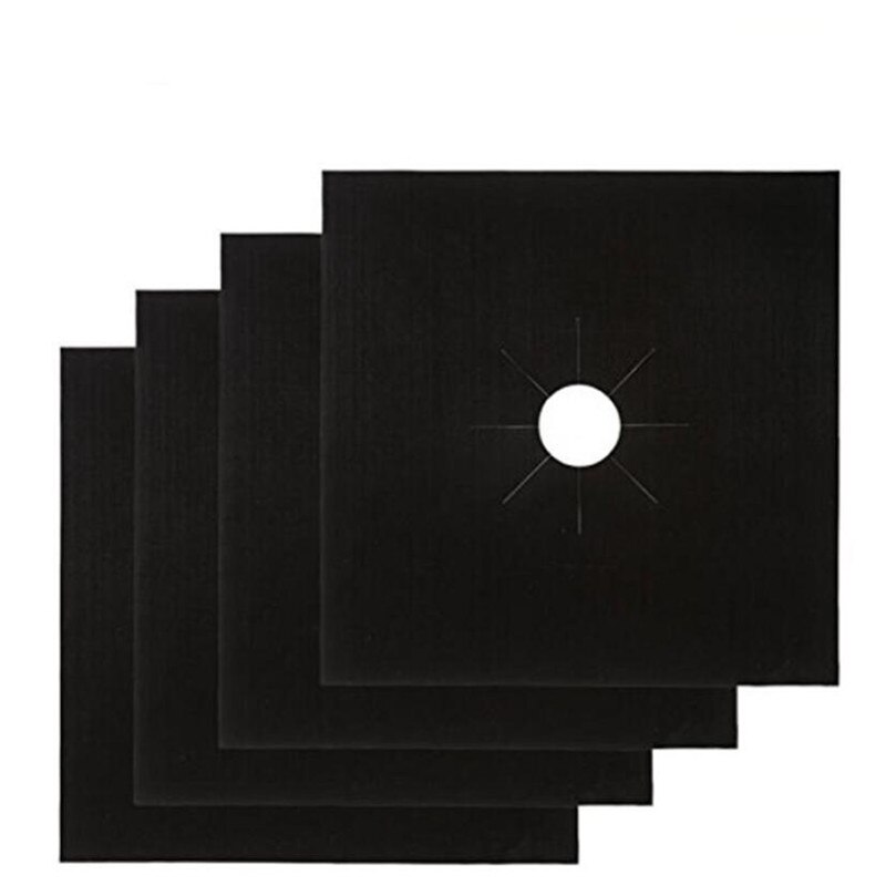 1/4Pc Kachel Protector Cover Liner Gasfornuis Protector Gasfornuis Kookplaat Brander Protector Keuken Accessoires Mat Fornuis cover