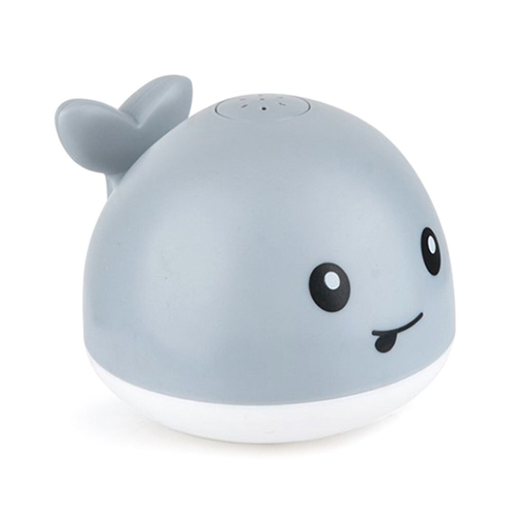 Juguete eléctrico de inducción de agua con forma de ballena, juguete eléctrico con luz y música para bebé, baño exquisito: Default Title