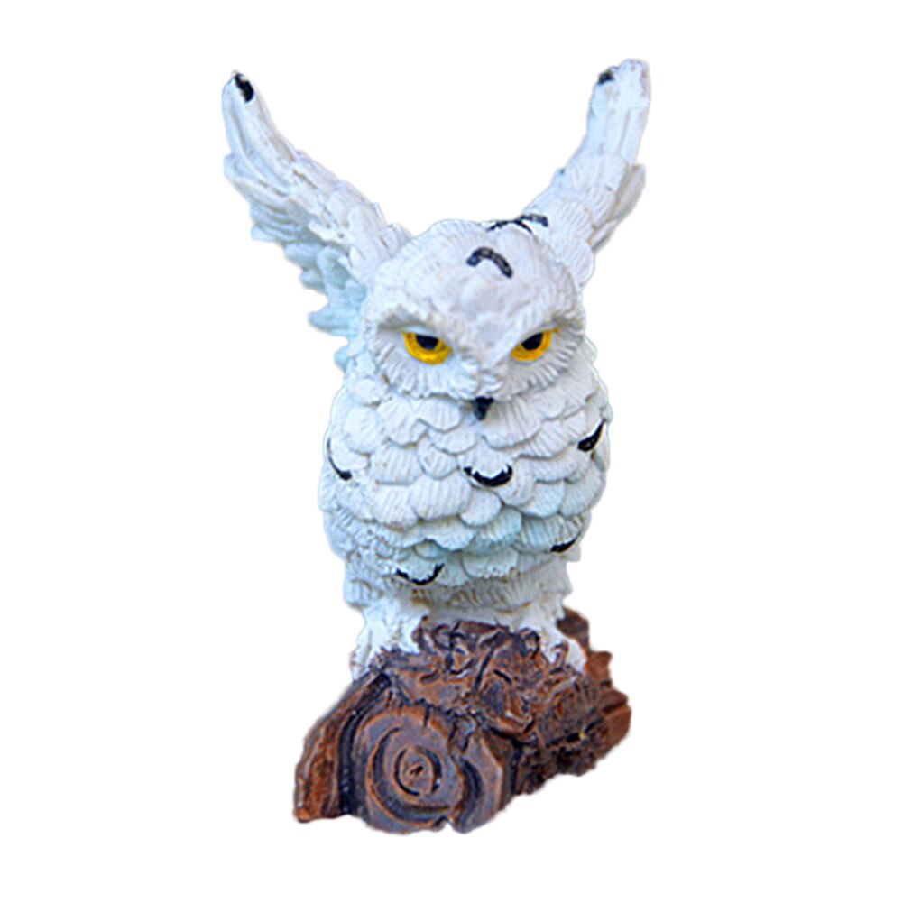 Gran venta de micropaisajes de jardinería Mini búho simulado pequeños ornamentos