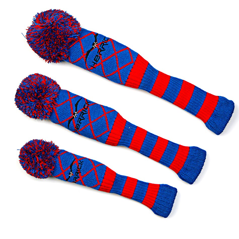 Clubs de golf couvre-chef laine tricot Clubs de Golf ensemble pilote NO.3.5 Fairway bois couvre-chef 3 couleurs au choix