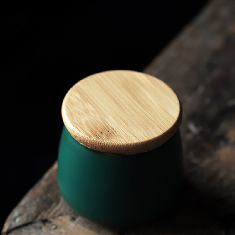 Ceramic Tea Caddies tea bag storage box smell proof container tea storage tea organizer canister set kitchen D166: A