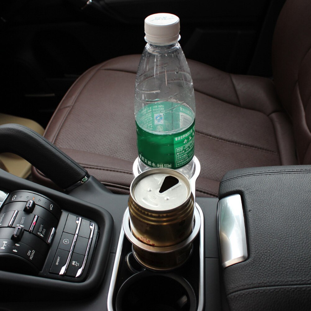 Soporte de almacenamiento para botellas y vasos de coche, duradero, suministros para coche, contenedor de bebidas,