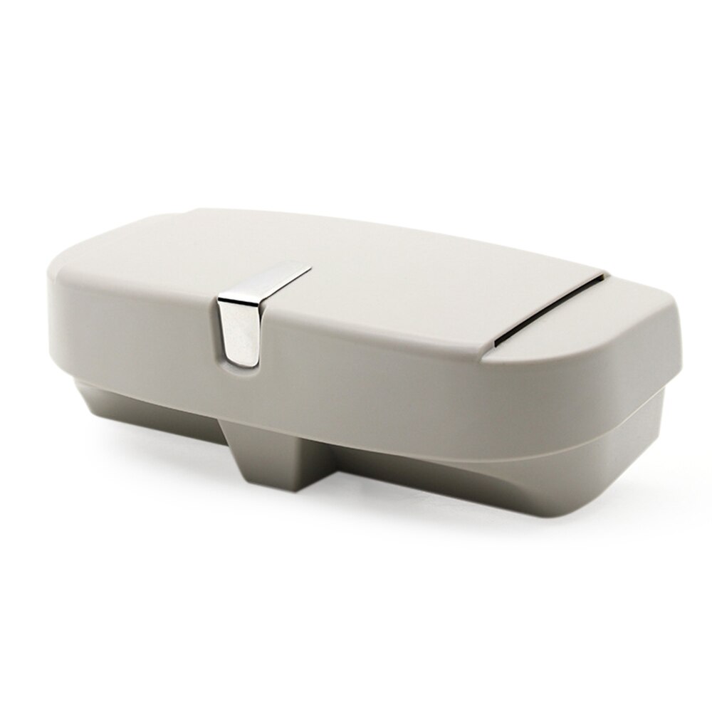 Bil solbriller veskeholder brilleboks hengende oppbevaringspose holder solskjerm solkrem deksel auto dekorasjon bil tilbehør: Grå