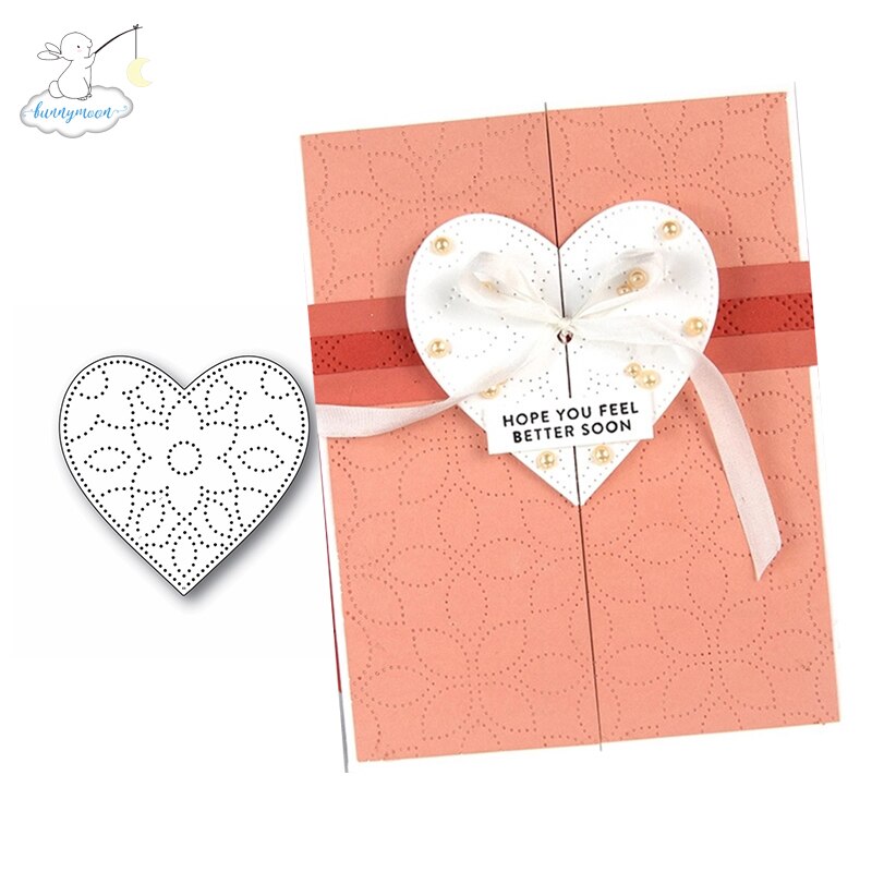 CH Neue Blume Herz und Tiere Metall Schneiden Stirbt Präge Scrapbooking Schablone Handwerk Geschnitten Stirbt Für DIY Karte handm: 12