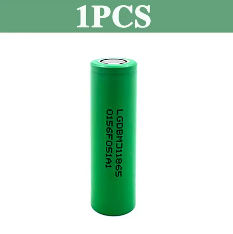 Original INR18650 MJ1 3500mAh 3.7V 25A High Drain Rechargeable Battery for Power Tools Flashlights DIY | Fast Charger Included: PURPLE