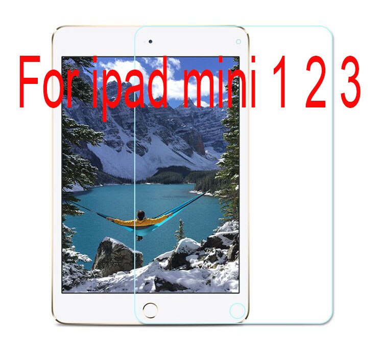 Tempered Glass For iPad 10.2 9.7 Pro air 3 10.5 11 Glass For iPad Air 1 2 Mini 5 2 3 4 Screen Protective Film: for ipad mini 1 2 3