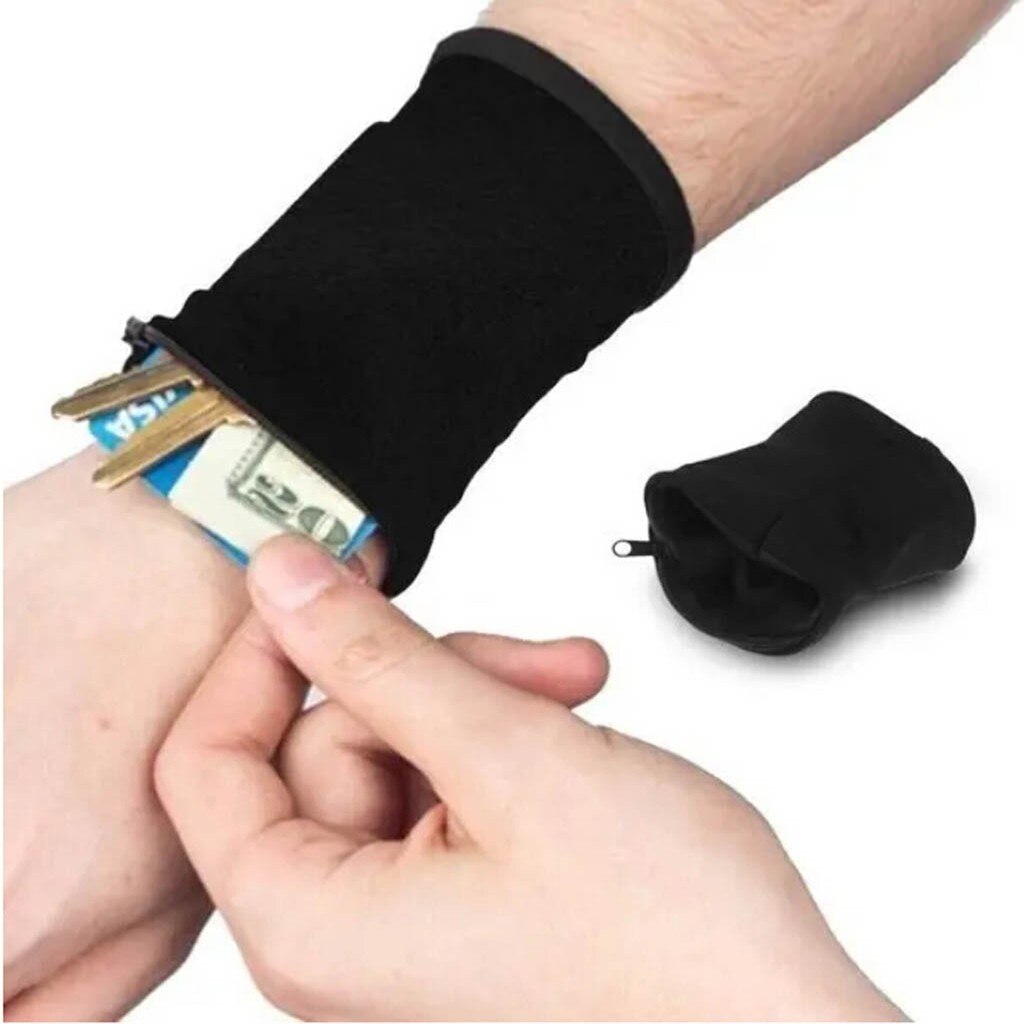 Pols Portemonnee Pouch Rits Running Travel Gym Fietsen Veilig Sport Pols Portemonnee