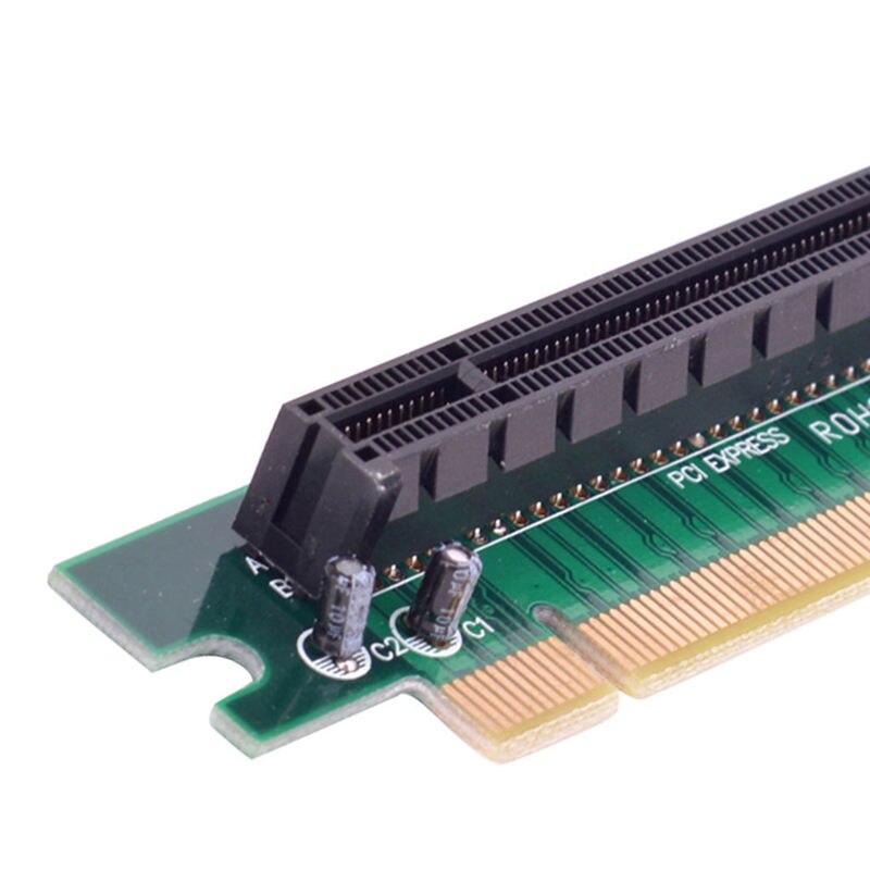 90 ° Graden Pci-E Pci-Express 16X Haakse Extender Protector Riser Card Adapter