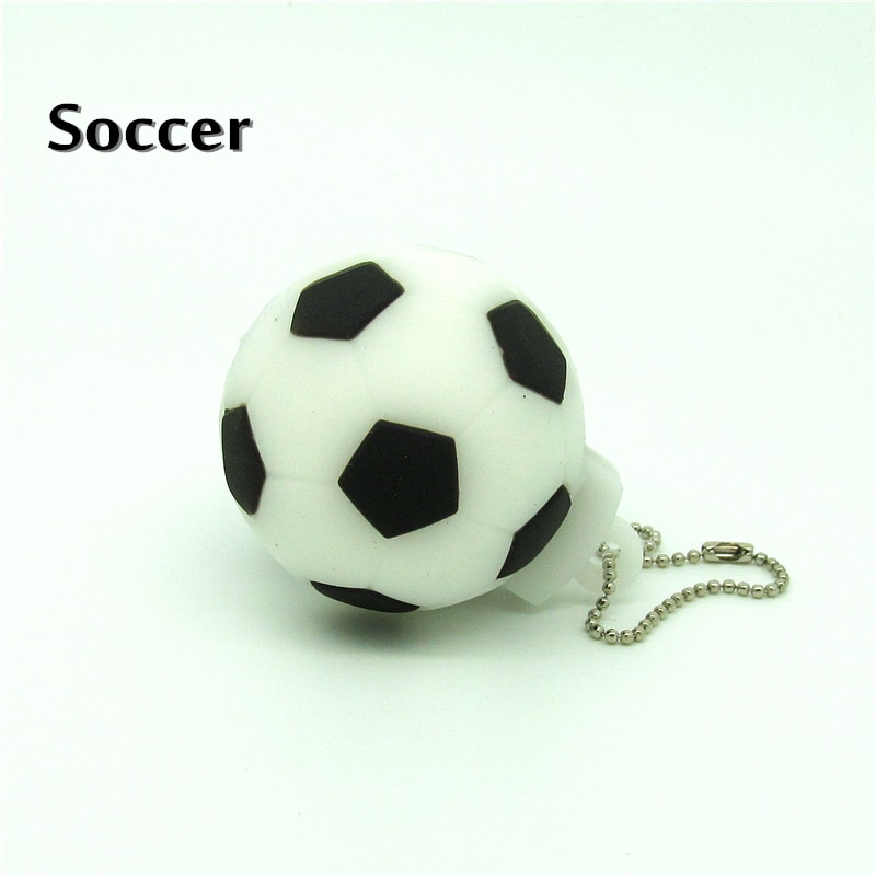 Cartoon sports ball USB Flash Drive football basketball tennis Pen Drive memory Stick usb 2.0 pendrive 4GB 8GB 16GB 32GB