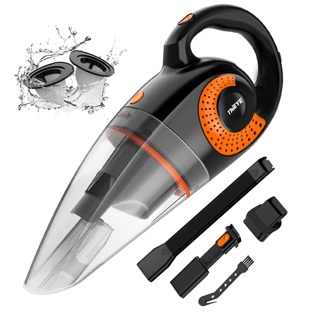 Thieye Draagbare Stofzuiger 13000Pa High Power Zuigkracht Draadloze Stofzuigen Cleaner Met Hepa Filter Voor Car Home: Default Title
