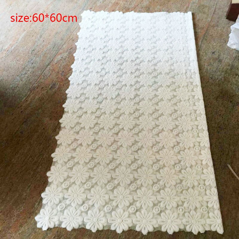 Huishoudelijke witte kant bankhanddoek bloemen bankhoes holle hoezen woonkamerdecoratie bankhanddoek voor armleuning rugleuning zitting: 6060cm