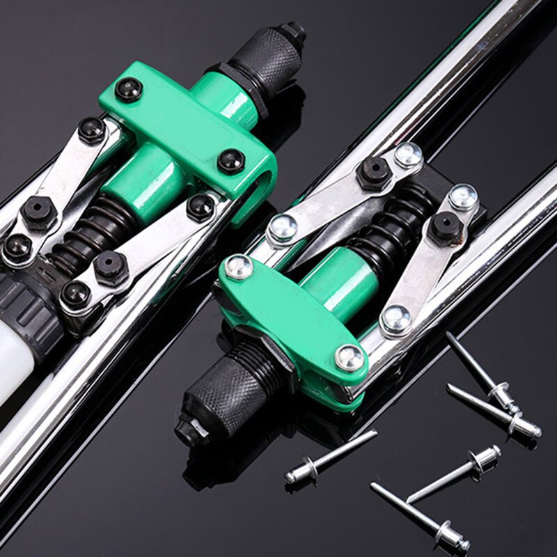 Easy Automatic Rivet Tool Green Upgrade Version Pull Cap Heavy Duty Hand Riveter for 3/32"1/8"5/32"3/16"1/4" --M25
