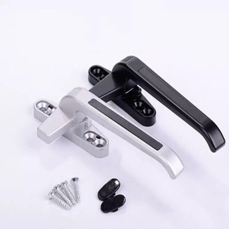 Openslaand Raam Aluminium Links/Rechterhand Locking Handvatten Grips Effen Venster Handvat Deur En Raam Lock Vervangende Onderdelen