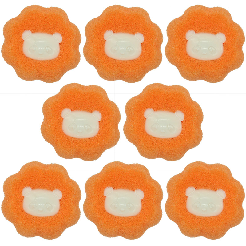 4/6/8 sztuk zestaw kulek robić prania urządzenie robić usuwania włosów narzędzie robić czyszczenia ubrań dla zwierząt domowych usuwanie łapacz kolektor włókien kula wielokrotnego użytku łapacz kłaków strona główna: Srebrny