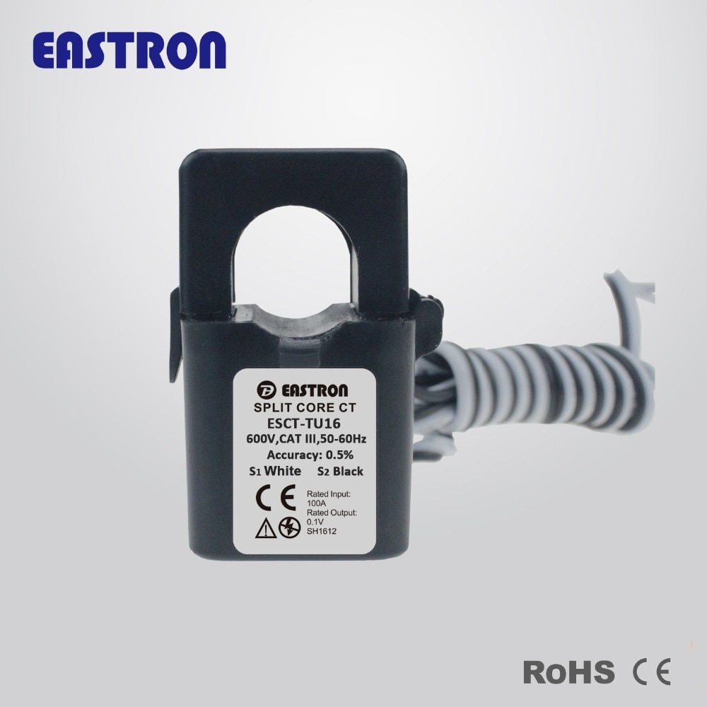 Esct -tu16 5-150a/0.1v split core stroomtransformator