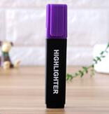 Mazaki fluorescencyjne kolorowy znacznik tekst separator niewidzialny atrament szkoła papiernicze biurowe: FIOLETOWY