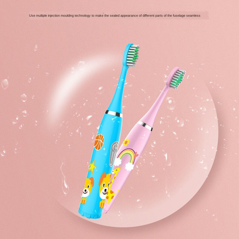 Children Electric Toothbrush Heads Smart Electric Teeth Brush Battery models/Rechargeable Replacement Brush Heads Kids