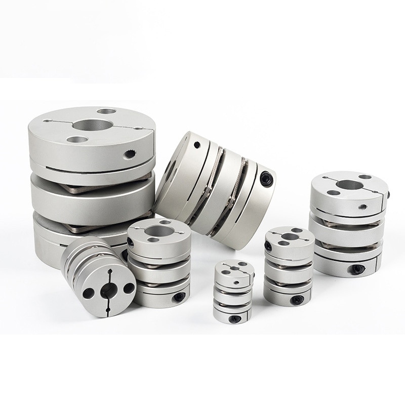 Membran kupplung aluminium legierung flexible einzel-und doppel membran welle kupplung stepping servo motor hohe drehmoment koppler