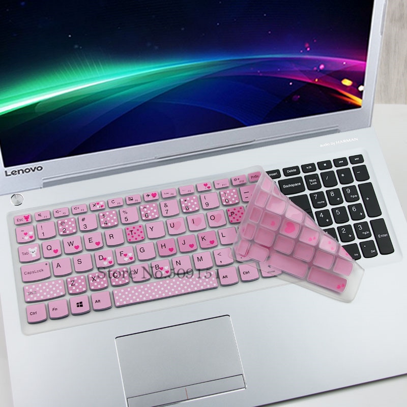 Til lenovo ideapad 300 17 300-17 700 700-15 700-17 500s-15 idé pad 700-15 isk 15.6 tommer silikone tastatur cover beskytter hud
