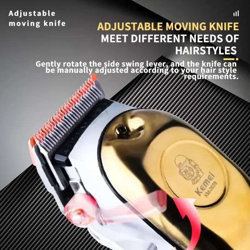 Kemei KM-2628 KM-678 KM Electric Hair Clippers Beard Clipper Rechargeable Men's Shaver Hair Trimmer Kit Men
