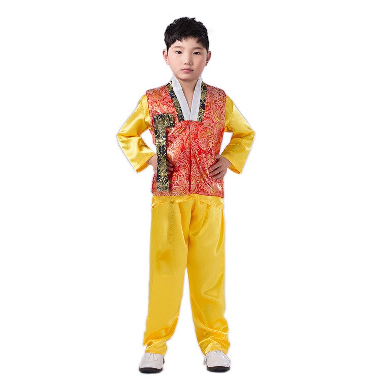 Costume traditionnel coréen pour enfants, tenue de danse pour bébés garçons, Kimono japonais