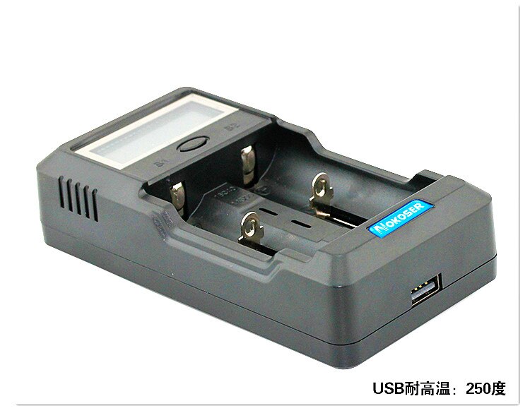 Tablet charger test battery capacity lcd 3,7 v 18650/26650/16340/14500/10440/18500 battery charger with screen