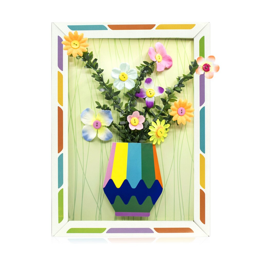 Cabilock – Bouquet De Boutons DIY – 7 Couleurs – Jouet éducatif Maternelle – Résine Et Tissu – Créatif Et Sain