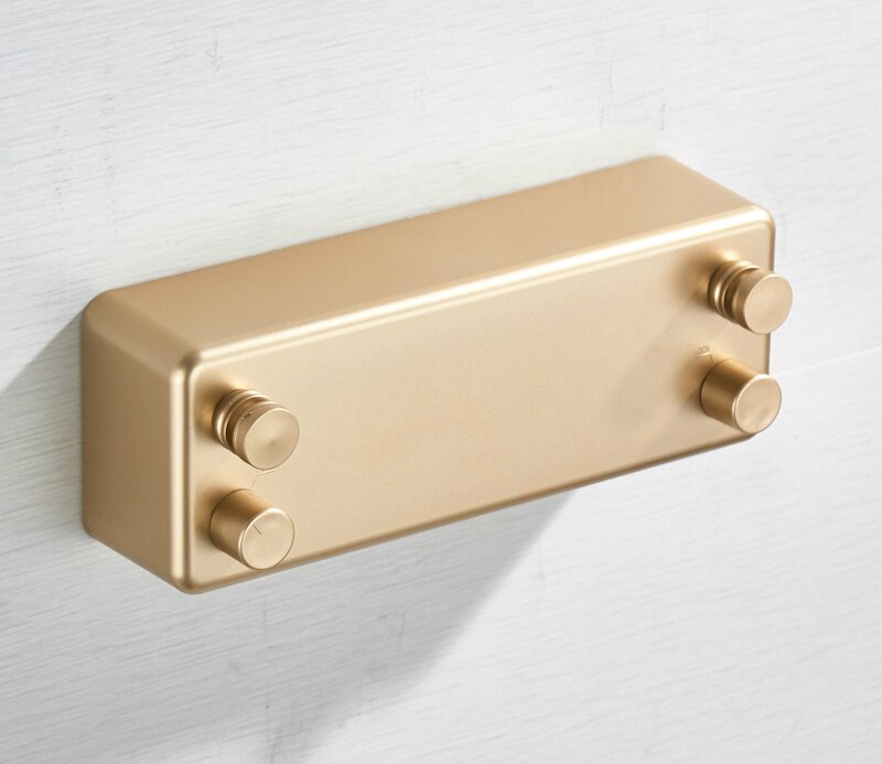 Creatieve Outdoor Kleding Rek Indoor Intrekbare Waslijn Touw Telescopische Roestvrij String Wasserij Hangers Muur Droogrek: 2 Rope-Gold