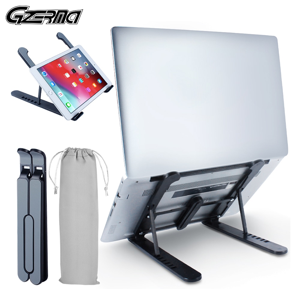 Portable Laptop Holder Vertical Computer Tablet Stand Adjustable Foldable Desk Notebook Stand For MacBook Air Pro iPad Bracket
