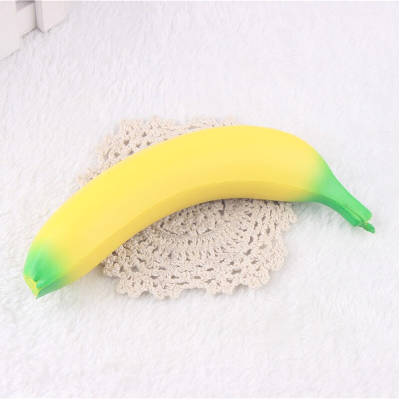 18CM Simulation Banana Langsam Rising Antistress Zappeln Prendent Spielzeug Für Kinder Garten Küche Dekoration: Default Title