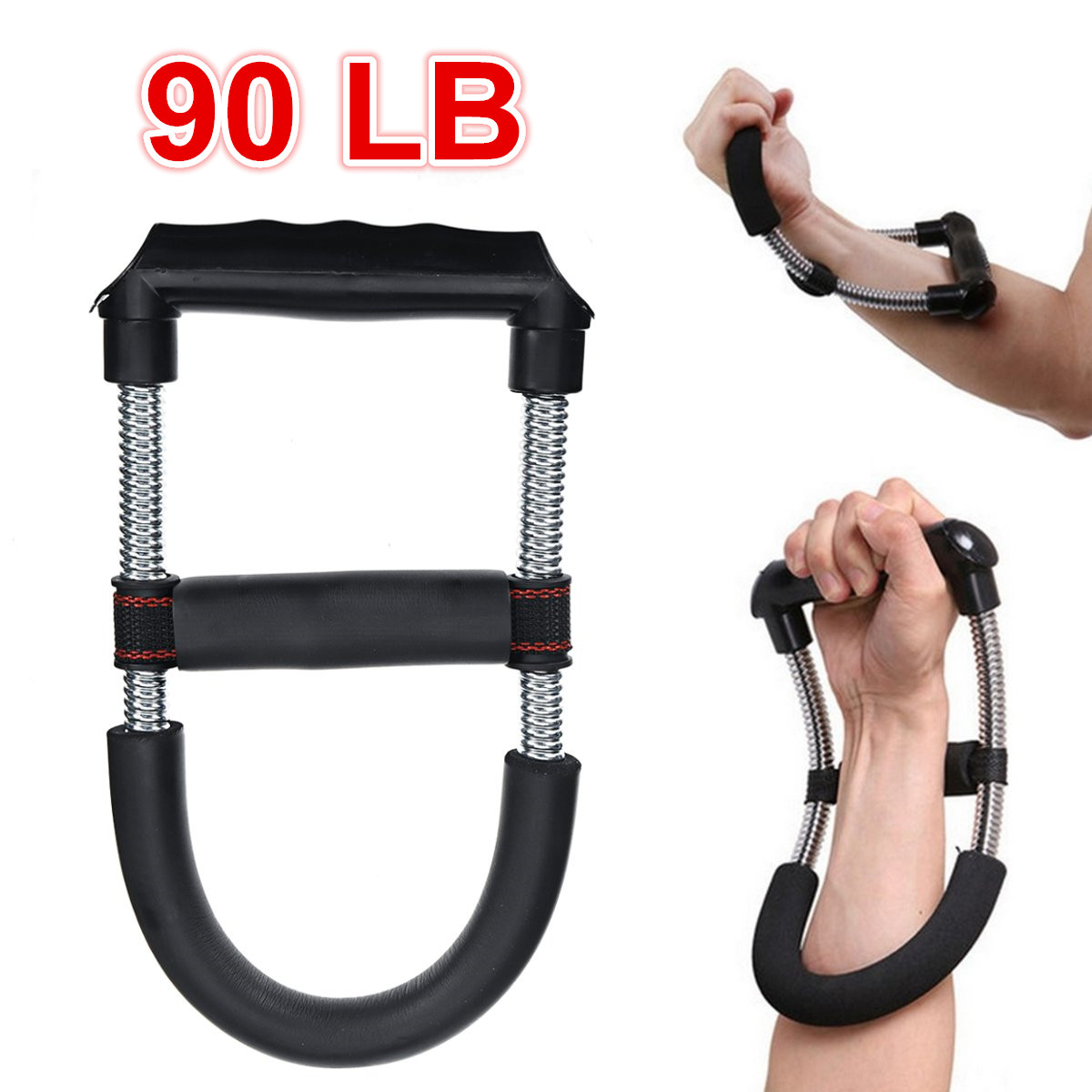 Hand Wrist Device Power Developer Strength Training Forearm Exercise Equipment Adjustable Hand Grip Exerciser Trainer Anti-slide