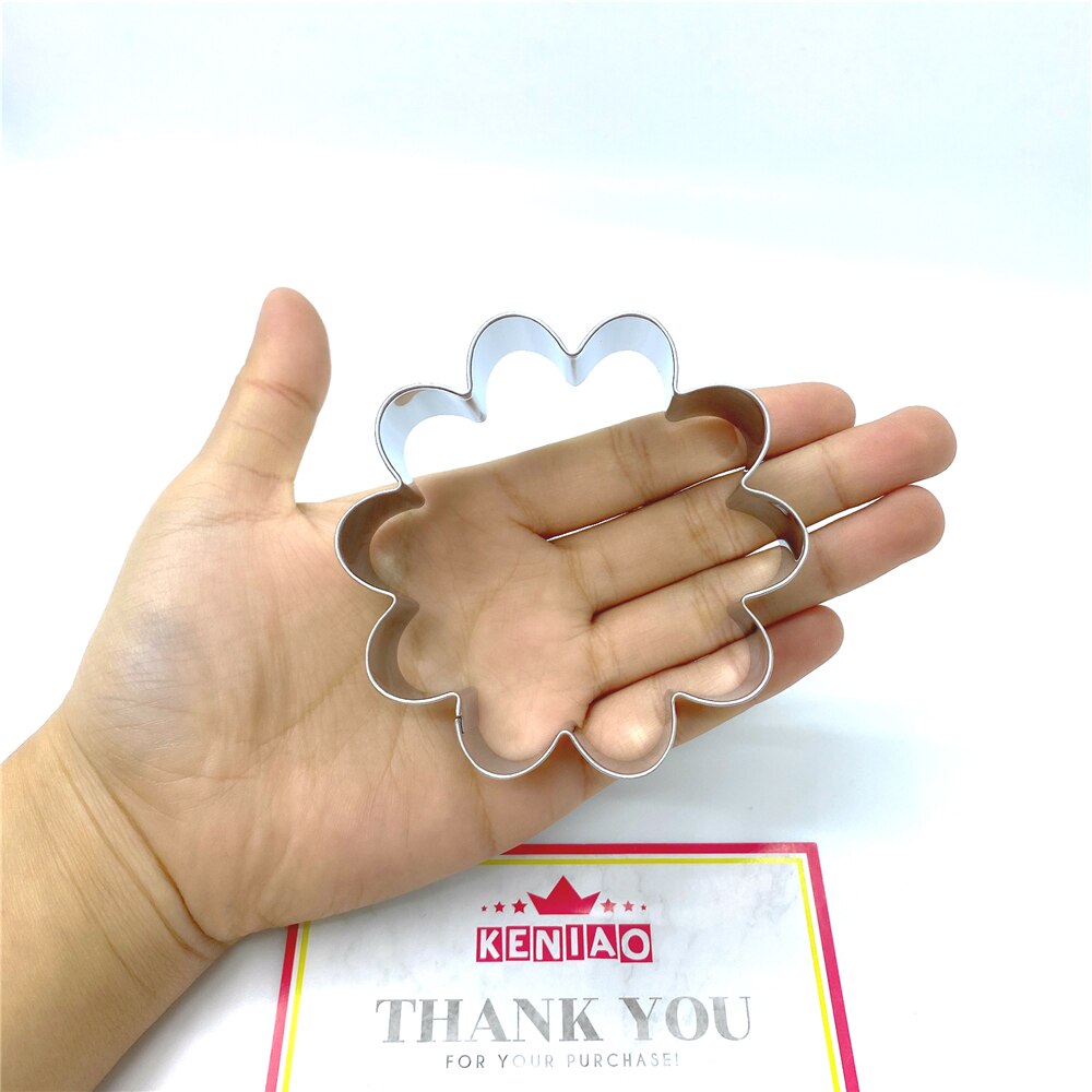 Keniao Daisy Bloem Cookie Cutter Voor Moederdag Party-8.3X8 Cm-Lente Biscuit Fondant Brood mold-Rvs