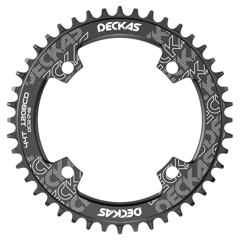 Fietskettingblad 120 bcd rond kettingblad diameter deckas 120mm 36t 38t 40t 42t 44t 1 stuk geschikt voor sram crankstel sram  x5/x7/x9