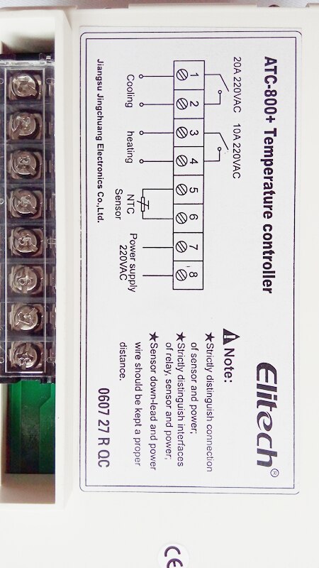 Digital LED Heater & Chiller Controller ATC 800+ , controller heater and chiller together idea for seafood tank marine coral