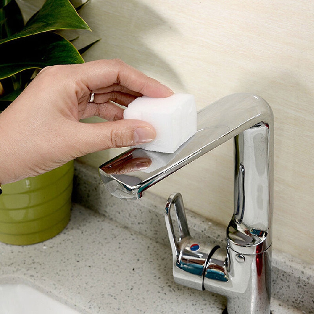 50 Uds Borrador de esponja mágico limpiador de Melamine Multi-funcional de espuma limpiador 10*6*6*2 cm muebles Da Cucina cepillo de limpieza