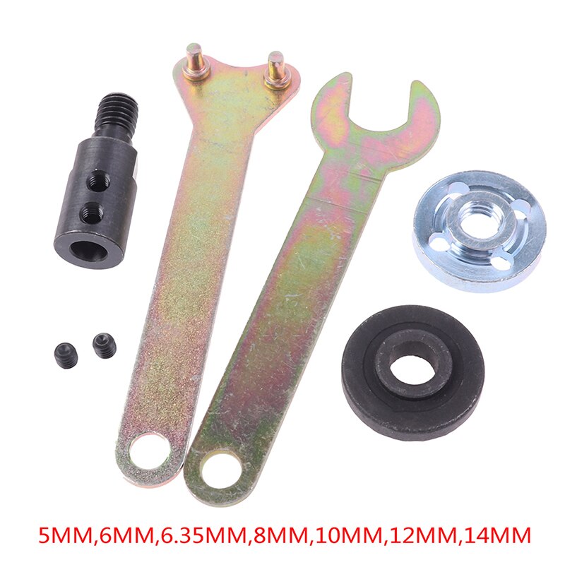 Saw Blade Adapter M10 5/8/10/12mm Drill Spindle Chuck Adapter Grinding Polishing Motor Shaft Connecting Rod Sleeve !