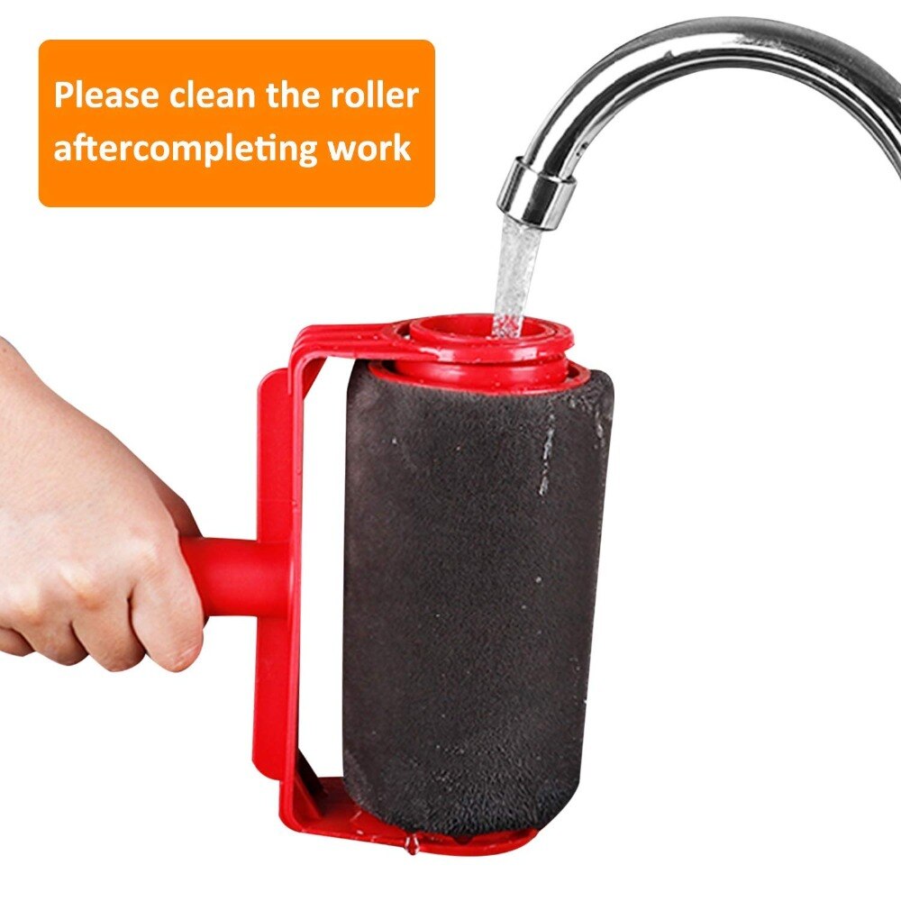 9pcs no seam paint roller pro brush set Paint Runner paint runner roller Wall Painting for Home Office Building Wall Paint Roll