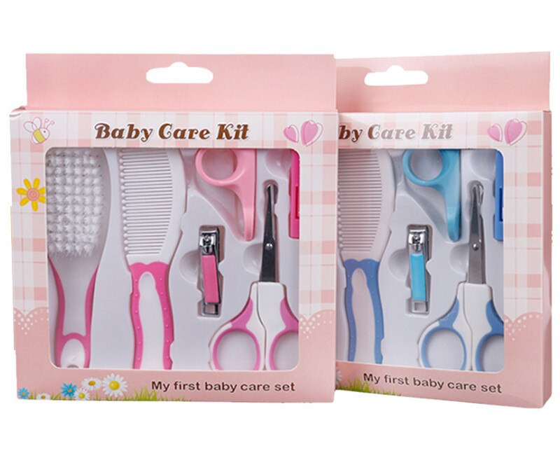 6 stk baby nyfødt sundhedspleje sæt negle hår manicure børste børn plejesæt babypleje hari neglepleje sundhedssæt