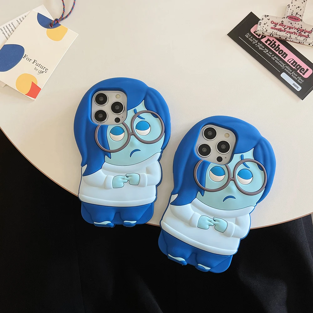 Funda de teléfono Youyou con bonitos dibujos, adecuada para iPhone 16, 15, 14, 13, 12, 11 Pro Max Plus, 3D, silicona suave, anticaída