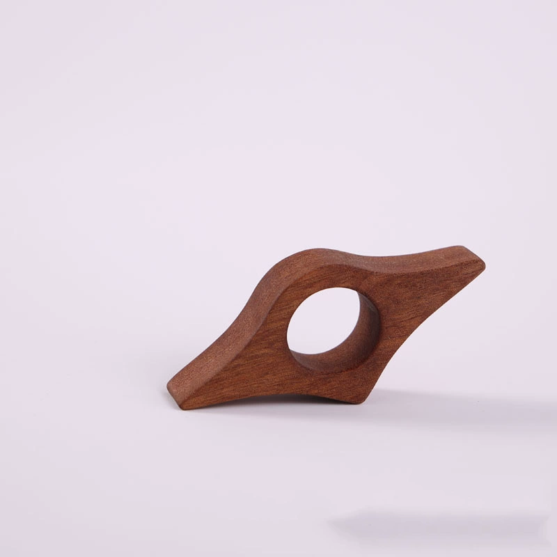 Wooden Thumb Bookmark for One-Hand Reading | Page Holder & Book Support | DIY Reading Aid Tool for Book Lovers: Blue