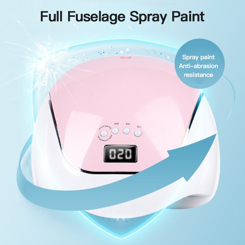 Led uv nageltork gellack manikyr maskin nagelkonstutrustning nagelkonst lampa nagel uv led lampa gel nageltork