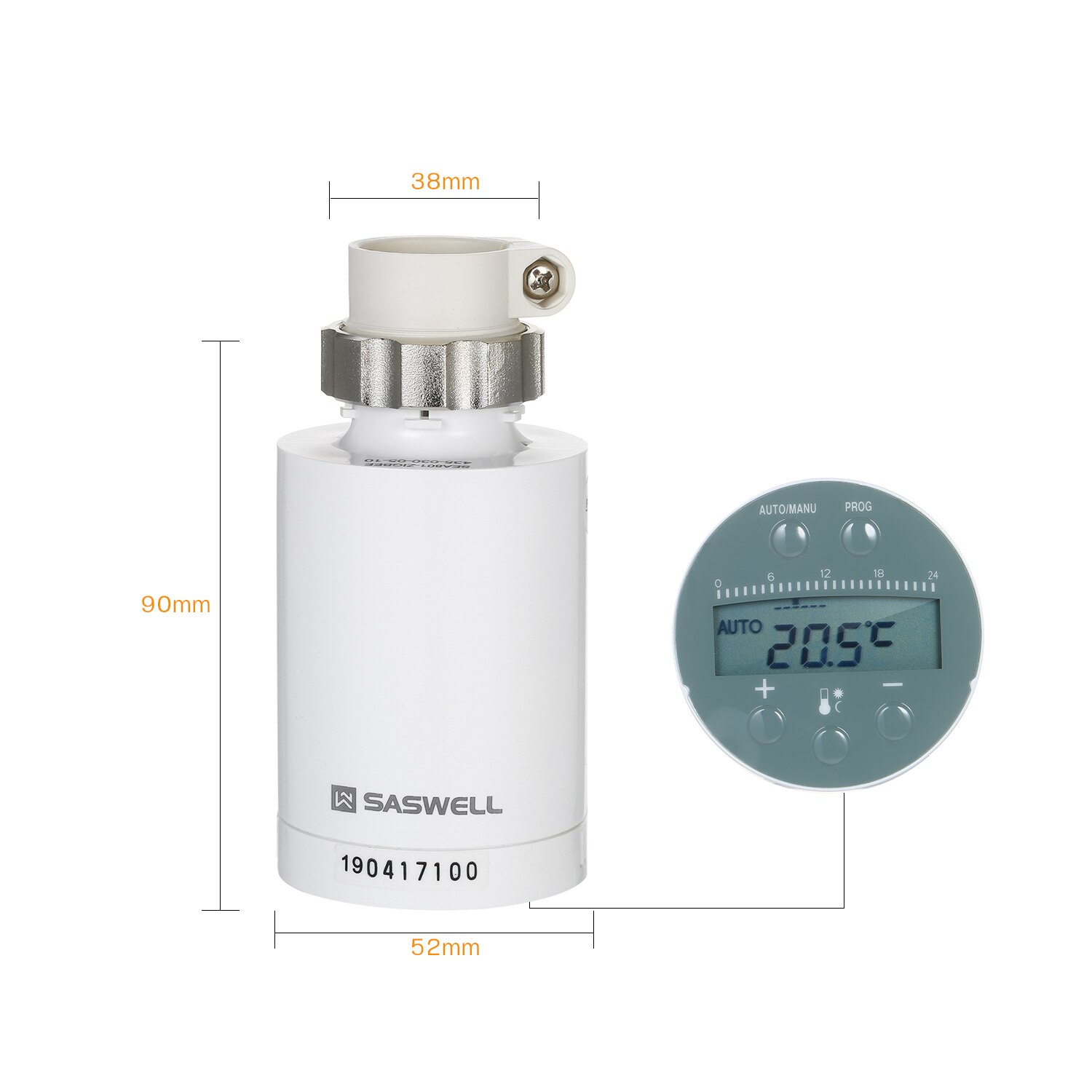 Smart Heating Radiator Thermostat Compatible Alexa Google Home Programmable Thermostatic Radiator Valv Temperature Controller