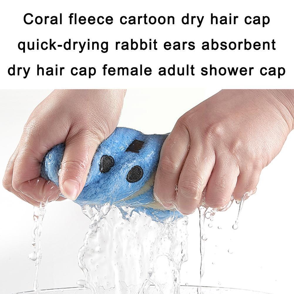 Toalla de microfibra de secado rápido para el cabello, gorro de baño, turbante de secado rápido para el hogar, gorro de Color para niños, E0z5