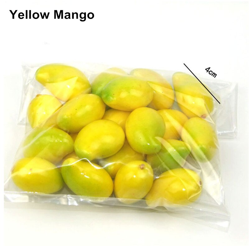 20 Pcs/Lot Artificial Fruits Vegetables Mini Foam Simulation Fruit Home Table Decoration Photo Props